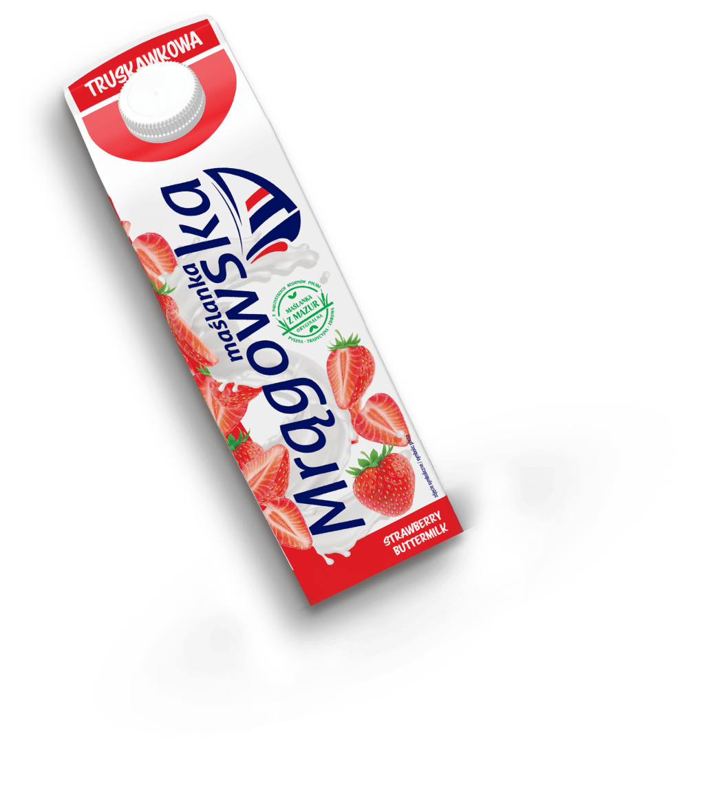 Maślanka Mrągowska Truskawkowa